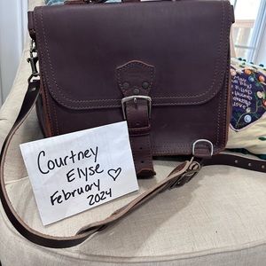 Saddleback Leather Co Chestnut Rounded Satchel